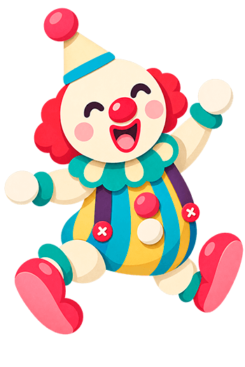 Clown Bounce - Tipo el payaso